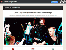 Tablet Screenshot of leeds-gigs.co.uk